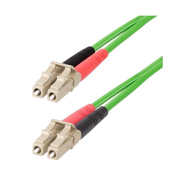 StarTech.com 3m (10ft) LC to LC (UPC) OM5 Multimode Fiber Optic Cable, 50/125µm…