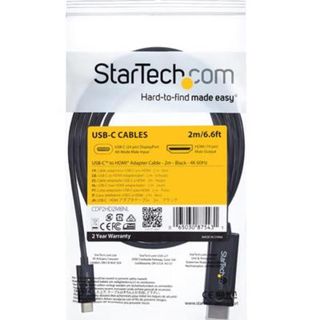StarTech.com 6ft (2m) USB C to HDMI Cable, 4K 60Hz USB Type C to HDMI 2.0 Video…