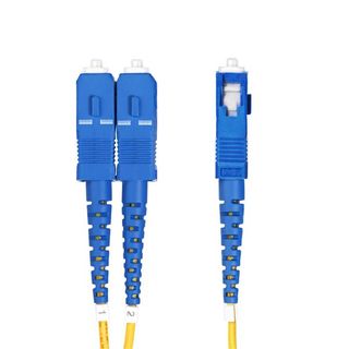 StarTech.com 7m (23ft) LC to SC (UPC) OS2 Single Mode Duplex Fiber Optic Cable,…