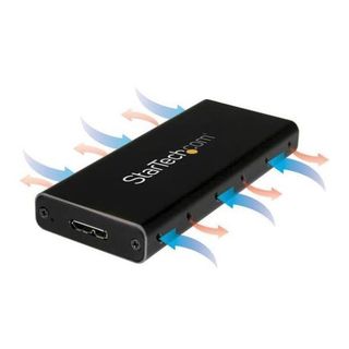 StarTech.com Box esterno in alluminio SATA M.2 NGFF - USB 3.1 (10Gbps) con cavo…