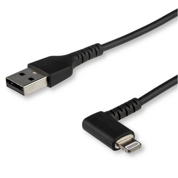 StarTech.com Cavo da USB-A a Lightening 2m durevole - nero - angolo retto a 90&…