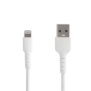 StarTech.com Cavo da USB-A a Lightning da 2 m bianco - Robusto cavo in fibra ar…