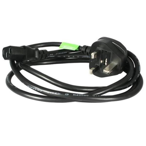 StarTech.com Cavo di Alimentazione da 3 m; Cavo Elettrico da spina UK BS1363 a …