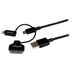 StarTech.com Cavo di ricarica cellulare o Tablet combo 3 in 1 USB a Micro USB /…