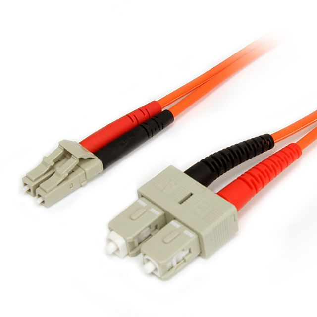 StarTech.com Cavo patch duplex in fibra multimodale 62,5/125 2 m LC/SC - LSZH (…