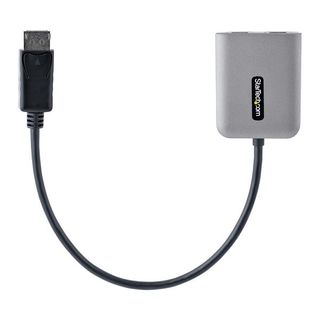StarTech.com DP to Dual HDMI MST HUB, Dual HDMI 4K 60Hz, DisplayPort Multi Moni…