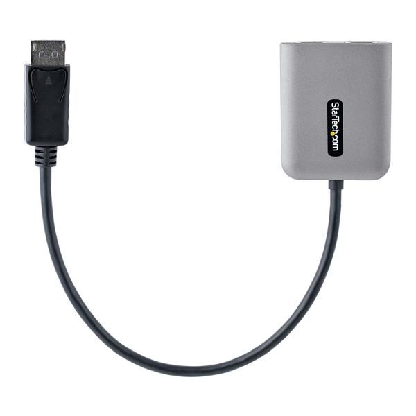 StarTech.com DP to Dual HDMI MST HUB, Dual HDMI 4K 60Hz, DisplayPort Multi Moni…