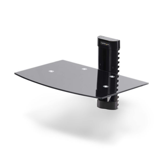 StarTech.com Floating Wall-Mounted AV Shelf, Adjustable Height Shelf For Under …