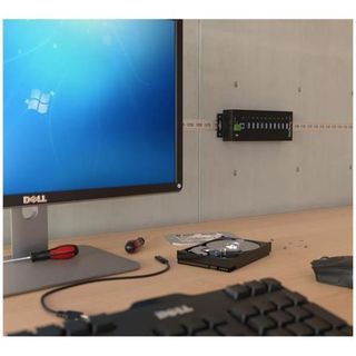 StarTech.com HUB Industriale USB 3.0 a 10 porte - Perno e concentratore USB 3.0…