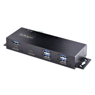 StarTech.com Hub USB a 7 porte industriale da 10 Gbps con alimentatore, in meta…