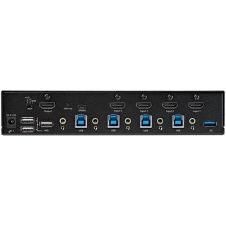 StarTech.com KVM Switch HDMI a 4 porte - Monitor singolo 4K 60Hz Ultra HD HDR -…