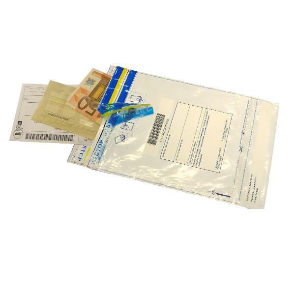 Busta di sicurezza - 22,5 x 32,5 cm - 70 micron - LDPE - Viva - conf. 25 pezzi