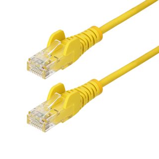 StarTech.com N6PAT25CMYLS, 0,25 m, Cat6, U/UTP (UTP), RJ-45, RJ-45, Giallo