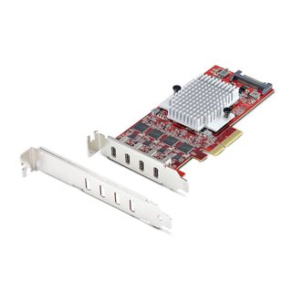 StarTech.com Scheda PCIe USB-C a 4 Porte, USB 3.2 10Gbps, Scheda di Espansione …