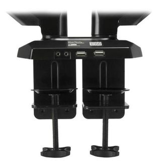 StarTech.com Supporto a Doppio Braccio per dual Monitor con 2 porte USB e Audio…