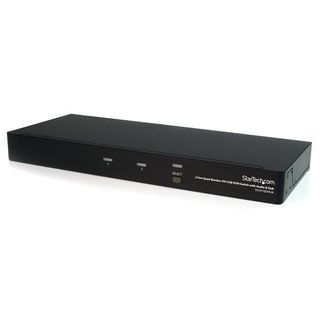 StarTech.com Switch KVM USB DVI Dual Link 2 porte Quad Monitor con audio e hub …