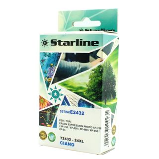 Starline - Cartuccia ink - per Epson - Ciano - C13T24324012 - 24XL -11ml
