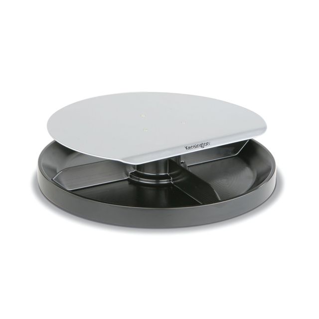 Supporto monitor Spin2 - portaccessori - portata massima 18 kg - grigio - Kensi…
