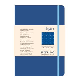 Taccuino Ispira - con elastico - copertina flessibile - A5 - 96 fogli - puntina…