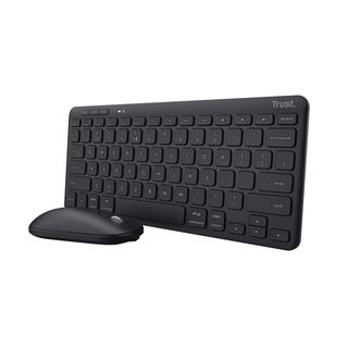Tastiera e mouse Lyra - con ricevitore - wireless - Trust