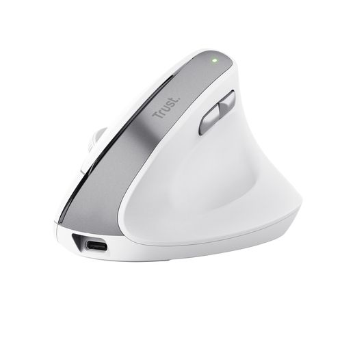 Trust BAYO II MOUSE WIRELESS ERGONOMICO VERTICALE RICARICABILE - 50% PLASTICA R…