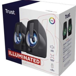 Trust Gemi RGB - Altoparlanti - per PC - 6 Watt (Totale) - nero