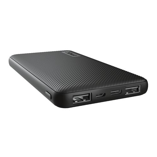 Trust Primo Ultra-thin - Powerbank - 10000 mAh - 37 Wh - 15 Watt - 3 A - Fast C…