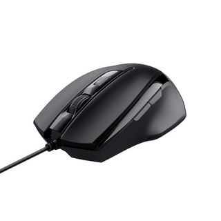 Trust Voca Comfort - Mouse - per destrorsi - ottica - 6 pulsanti - cablato - USB