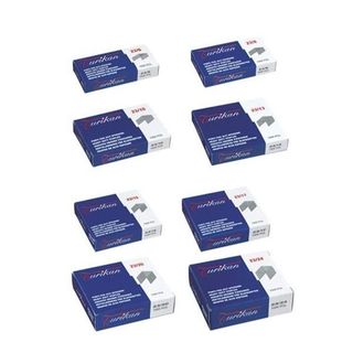 Turikan - Punti metallici - 23/8 - 12 x 15 mm - acciaio zincato - pacco da 1000