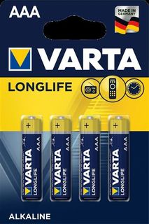 Varta Longlife Extra - Batteria 4 x AAA - Alcalina