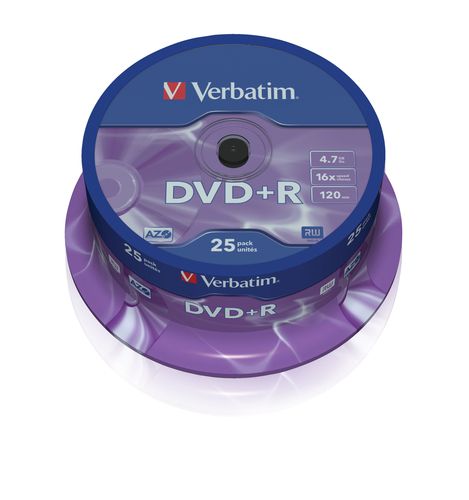 Verbatim DataLifePlus - 25 x DVD+R - 4.7 GB 16x - campana