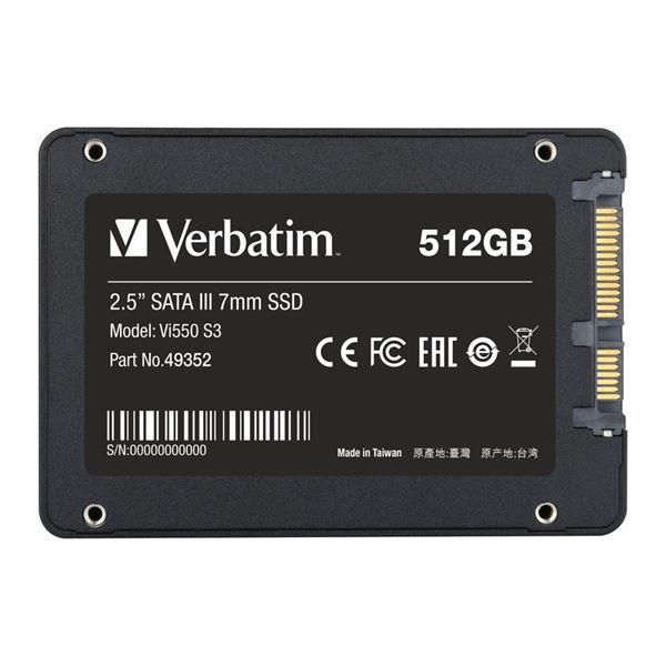 Verbatim Vi550 - SSD - 512 GB - interno - 2.5" - SATA 6Gb/s
