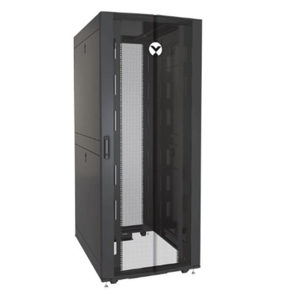 Vertiv VR - Rack cabinet - nero, RAL 7021 - 42U - 19"