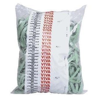 Viva - Elastici - 0.8 cm x 8 cm - 1 kg - verde