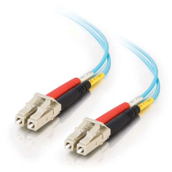 C2G LC-LC 10Gb 50/125 OM3 Duplex Multimode PVC Fiber Optic Cable (LSZH) - Cavo …