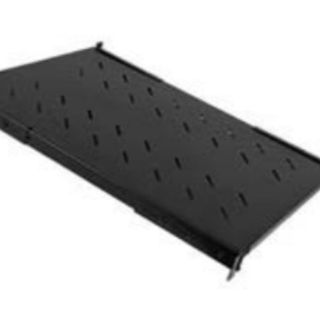 WP RACK - Mensola rack - nero, RAL 9005 - 1U - 19"