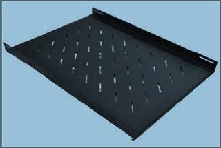 WP RACK RNA NETWORK SERIES - Mensola rack - nero, RAL 9005 - 1U - 19"