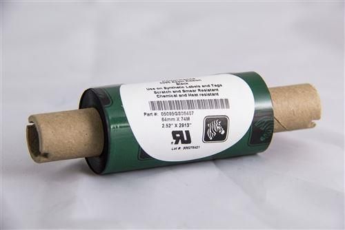 Zebra 5095 Resin - Confezione da 12 - 64 mm x 74 m - nastro di stampa - per Zeb…
