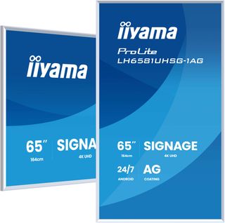 iiyama LH6581UHSG-1AG, Pannello piatto per segnaletica digitale, 163,8 cm (64.5…