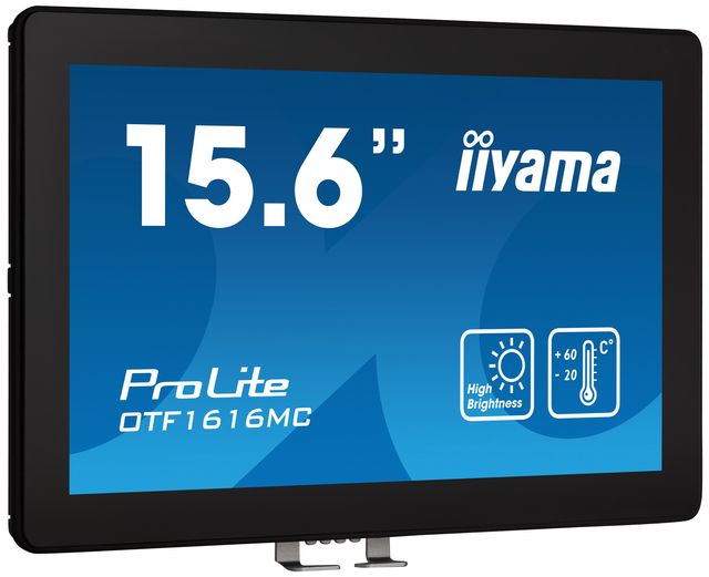 iiyama ProLite OTF1616MC-B1 - Monitor a LED - 15.6" - telaio aperto - touchscre…