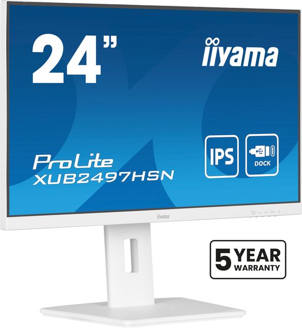 iiyama ProLite XUB2497HSN-W2, 60,5 cm (23.8ʺ), 1920 x 1080 Pixel, Full HD, LED,…