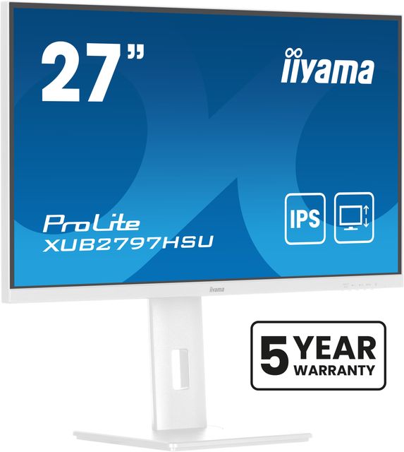 iiyama ProLite XUB2797HSU-W2, 68,6 cm (27ʺ), 1920 x 1080 Pixel, Full HD, LED, 1…