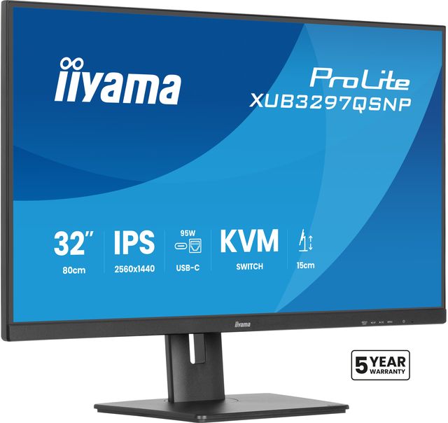 iiyama ProLite XUB3297QSNP-B1, 81,3 cm (32ʺ), 2560 x 1440 Pixel, Quad HD, LED, …