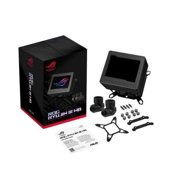 ASUS ROG RYUJIN III WB DISSIPATORE A LIQUIDO IN LEGA DI RAME SCHERMO LCD 3.5" V…