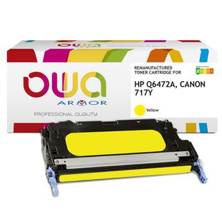 Armor Toner Compatibile per HP Q6472A Giallo _4.000 pag