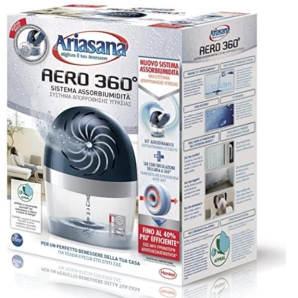 Assorbiumidità Ariasana Kit Aero 360° - ricaricabile Blu 2626324