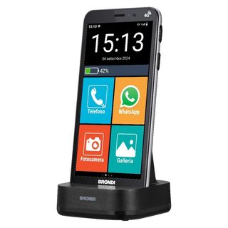 BRONDI AMICO VERO 4G+ DUAL SIM 5.7" SENIOR SMARTPHONE SENSORE DI CADUTA LOCALIZ…