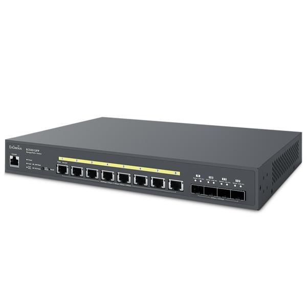 CLOUD MANAGED SWITCH 8-PORT 2.5GBE POE.AF/AT/BT 240W 4X10GB SFP+ L2+ 13