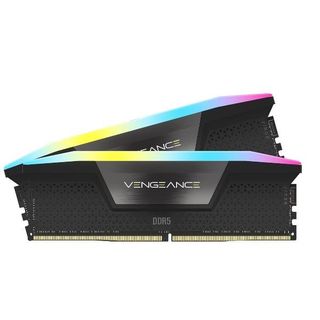 CORSAIR VENGEANCE RGB DDR5 32GB 2 x 16GB DDR5 6000MHz XMP CL38 DIMM BLACK