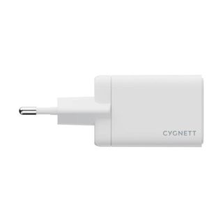 CYGNETT POWERPLUS 65W DUAL PORT WALL CHARGE